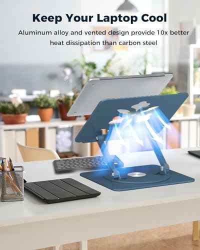 360° Rotating Laptop Stand for Desk