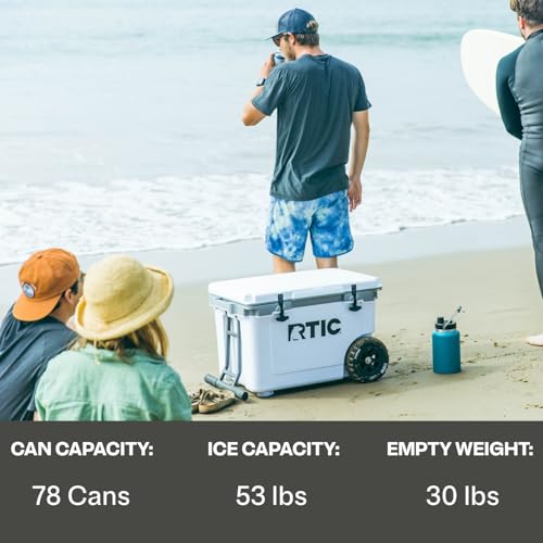 52 QT Ultra Light Wheeled Hard Cooler