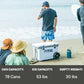 52 QT Ultra Light Wheeled Hard Cooler