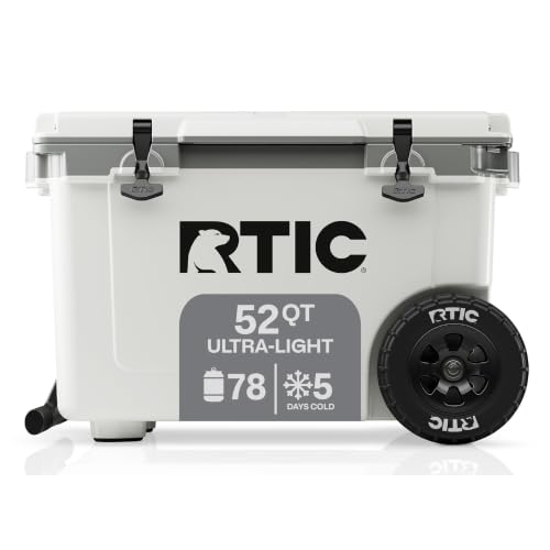 52 QT Ultra Light Wheeled Hard Cooler