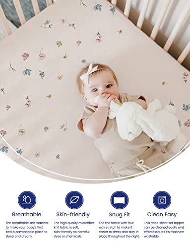 Premium Stretchy Crib Sheets (2 Count)
