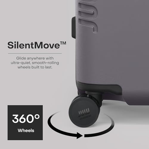Checked Expandable Suitcase
