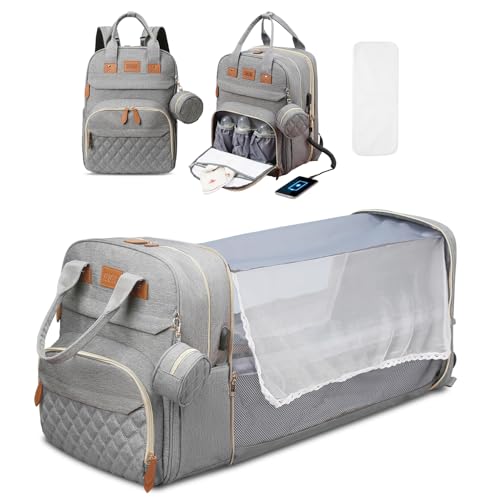 Large Diaper Bag Backpack with Changing Station