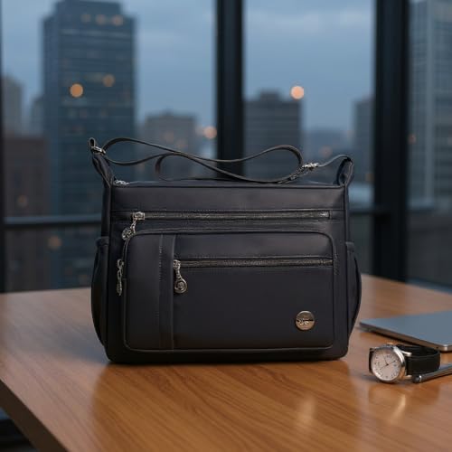 Women Shoulder Handbag Roomy Multiple Pockets Bag Ladies Crossbody Purse Fashion Tote Top Handle Satchel
