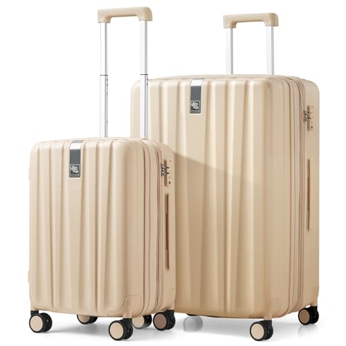Expandable Hard Shell Luggage Sets (2 Count)
