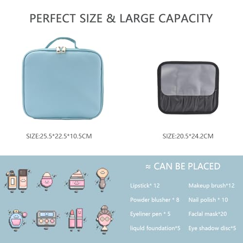 Makeup Bag with Led Mirror