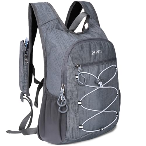 20L Hiking Backpack Lightweight Packable Hiking Daypack Small Travel Outdoor Foldable Shoulder Bag Gray