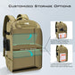 KarryAll Fishing Backpack with Rod Holder 4 Tackle Boxes