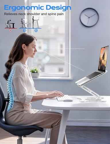 360° Rotating Laptop Stand for Desk