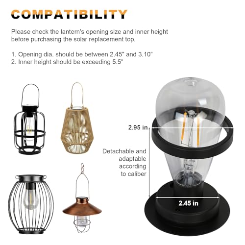 Replacement Solar Light Tops
