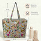 100% Cotton Quilted Tote Bag For Women