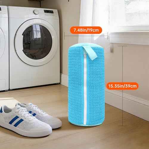 1PCS Blue Shoe Washing Machine Bags for All Shoe Types