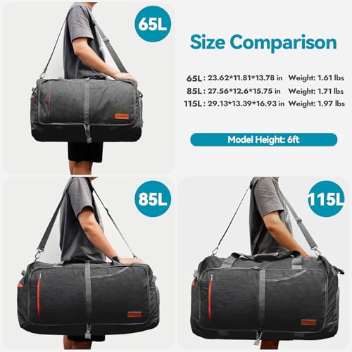 65L Travel Duffel Bag
