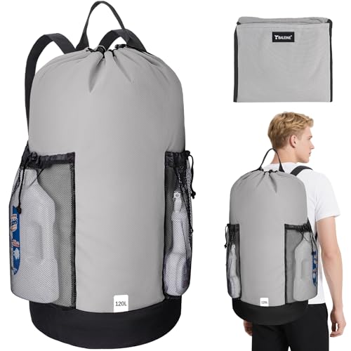 2PK 120L Laundry Bag Backpack (2 Count)