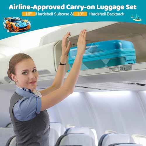 Kids Luggage Travel Backpack & Hard Shell Toddler Suitcase