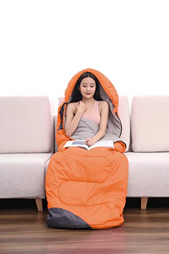 Sleeping Bags for Adults Kids Boys Girls Backpacking Hiking Camping Microfiber Liner