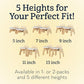 Easy Serve 9" Wood Feeding Chair Highchair for Toddlers