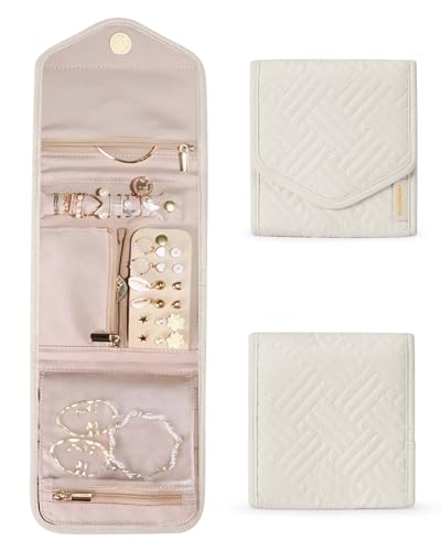 Travel Jewelry Organizer Case Foldable Jewelry Roll
