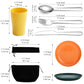 Camping Cutlery Set 20 Piece