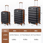 Luggage 3 Piece Sets Hard Shell Luggage Set with Spinner Wheels (3 Count)