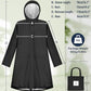 Waterproof Rain Poncho for Women Packable Hooded Raincoat with Pocket