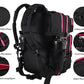 Military Tactical Backpack for Men and Women 45L Army 3 Days Assault Pack Bag Large Rucksack with Molle System Black Red