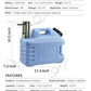 Add Free Lid to Cart Large 5 Gallon Water Jug With Pump in Light Blue