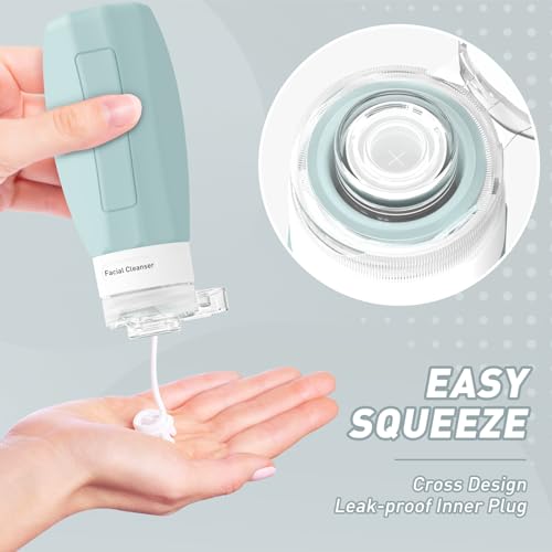 Travel Bottles for Toiletries 3oz (4 Count)