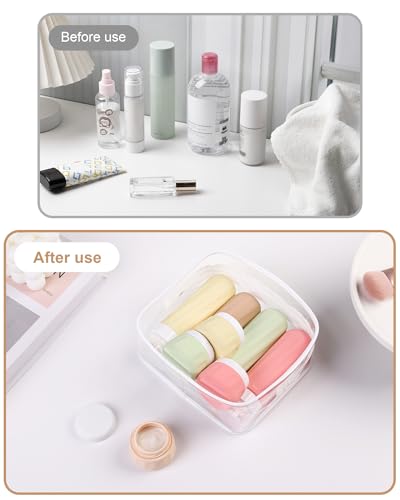Travel Bottles for Toiletries 8 Pack (8 Count)