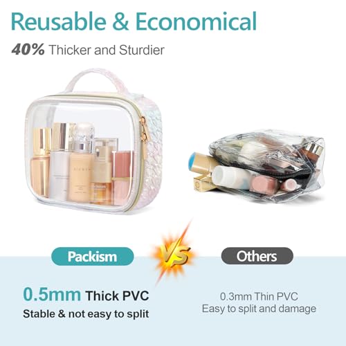 Clear Makeup Bag Travel (2 Count)