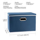 Large Collapsible Storage Bins with Lids [5 (5 Count)