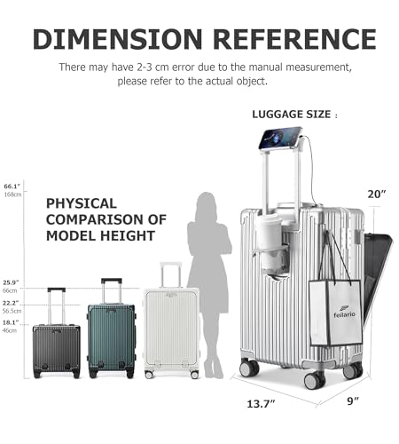 PC Hardside Carry On Luggage