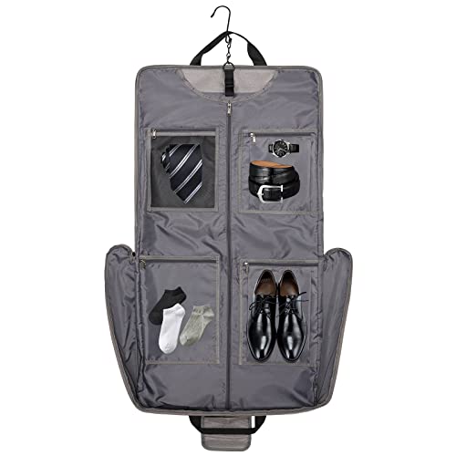 Carry On Garment Bag with Shoulder Strap for Travel
