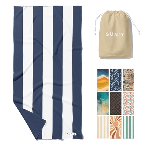 Waffle Microfiber Beach Towel
