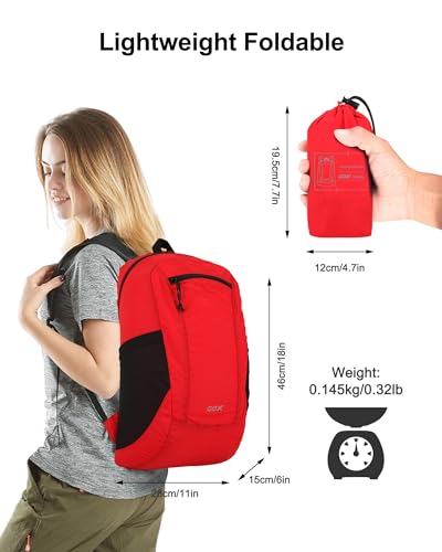 Foldable 20l Backpack For Travel Lightweight Hiking Packable Daypack for Men Travel Camping Outdoor Bag Women