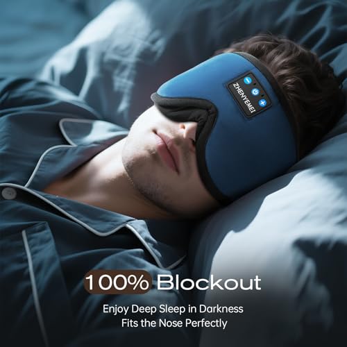 3D Sleep Mask with Bluetooth Headphones