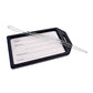 Bulk 50 Pack Premium Rigid Airline Luggage Tag Holders with 6" Worm Loops