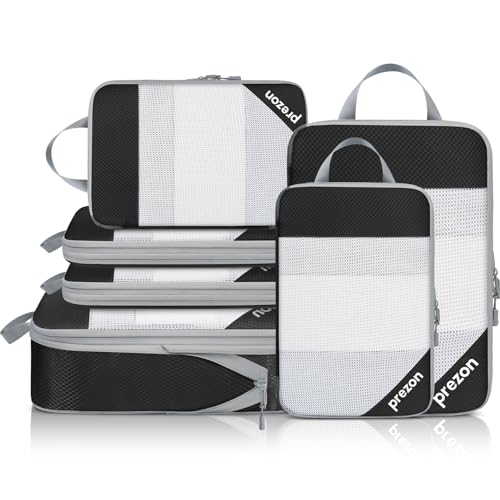 Compression Packing Cubes for Travel (6 Count)