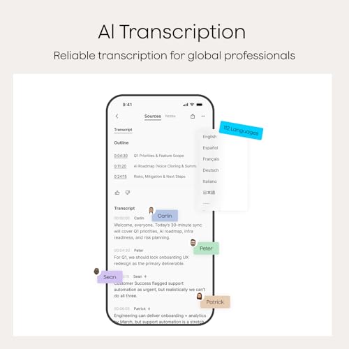 Note AI Voice Recorder Transcribe Summarize
