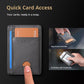 Slim Minimalist Front Pocket RFID Blocking Leather Wallets for Men and Women