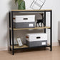 Foldable Storage Bins with Lids [3 (3 Count)