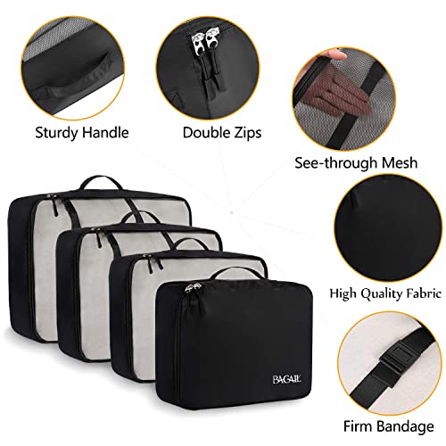 8 Set Packing Cubes Luggage Packing Organizers for Travel Accessories