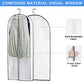 Hanging Clothes Storage with 4" Gusseted Garment Covers
