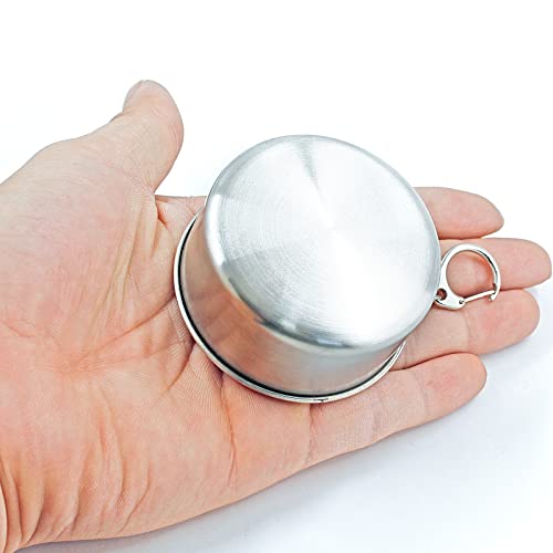5oz Collapsible Travel Cup with Keychain