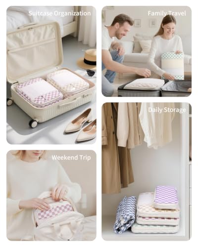 5 Set Compression Packing Cubes for Travel