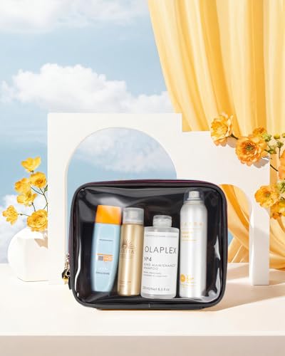TSA Approved Toiletry Bag with Mini Clear Makeup Bag Travel Size Beach Pool Bag Car Accessories for Women Her