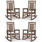 Outdoor Rocking Chair Set of 4 (4 Count)