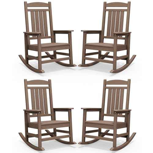 Outdoor Rocking Chair Set of 4 (4 Count)