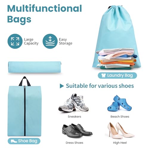 Compression Packing Cubes for Travel (8 Count)