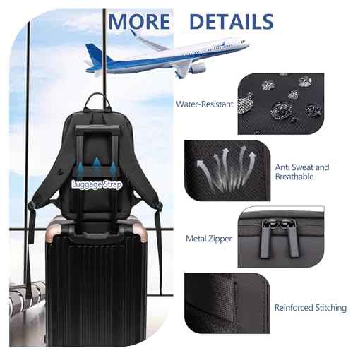 Backpack for Men Slim Business Laptop Commute Backpack